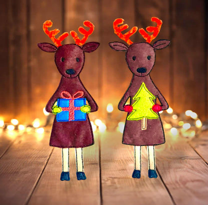 Rentier Set Applikation in je 7 Größen