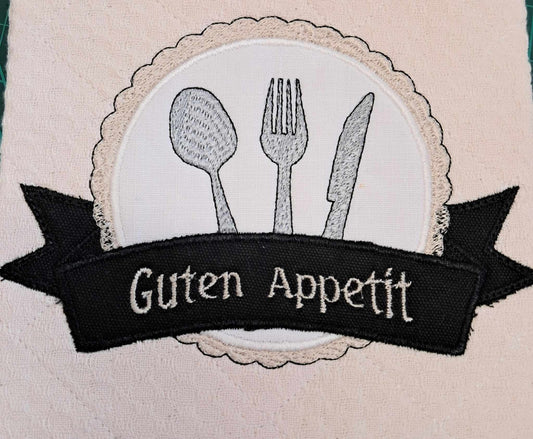 Applikation Orden Guten Appetit 13x18