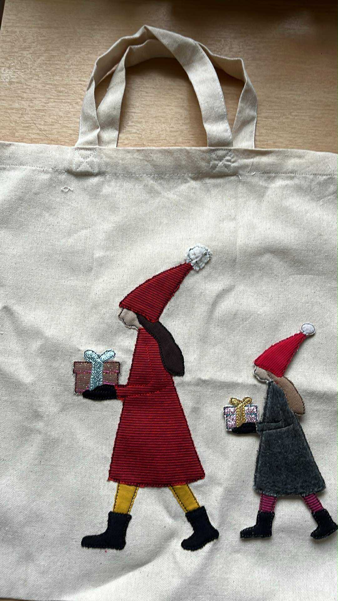 Madl Applikation Mädchen Weihnachten in 7 Größen ab 13x18