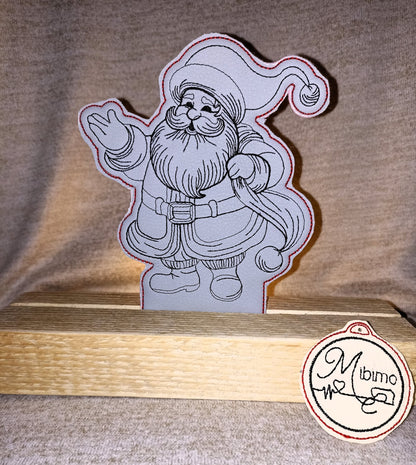 Weihnachtsmann Niceline in 6 Größen ab 10x10 Klötzchendatei