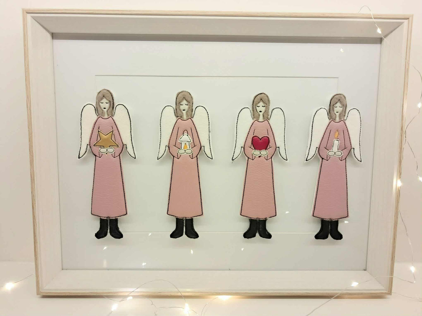 Applikation Engel Set Megapack 4 Motive in je 7 Größen ab 13x18 und drei Varianten.