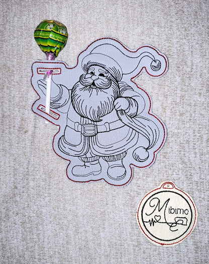 Weihnachtsmann Niceline in 6 Größen ab 10x10 Klötzchendatei