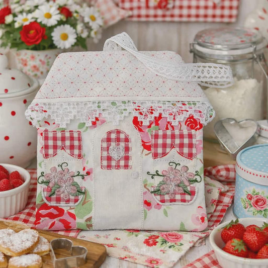 Haus Greeny Topflappen ITH 20x20 24x24 Applikation