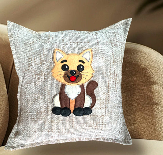 Katze Applikation Real in 5 Größen ab 13x18