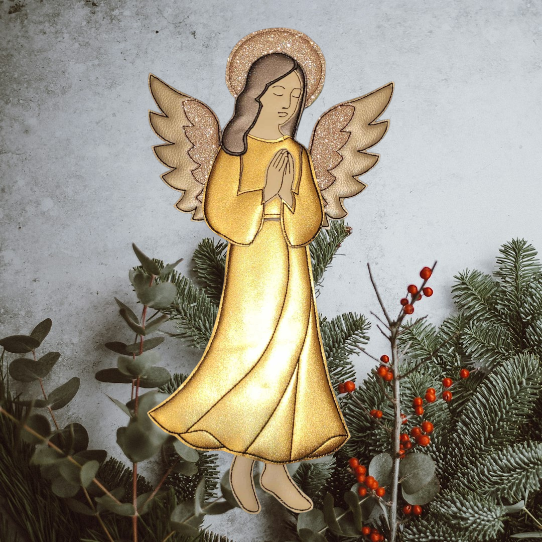 Engel Applikation ITH Angel in 5 Größen