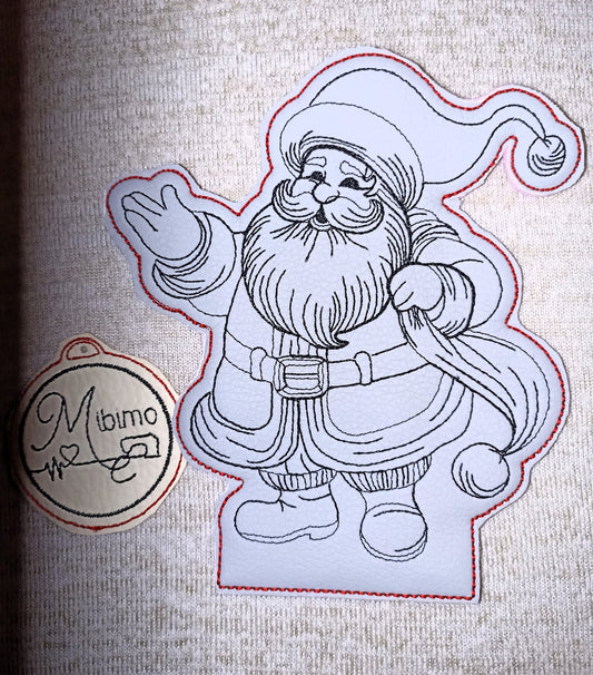 Weihnachtsmann Niceline in 6 Größen ab 10x10 Klötzchendatei