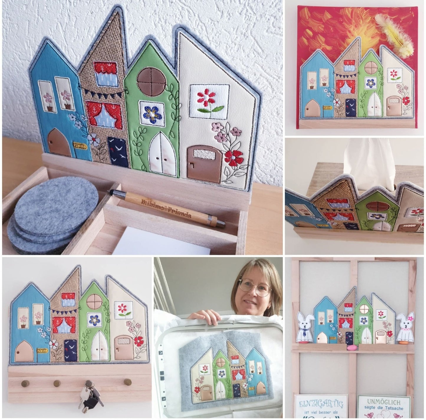 Hausreihe Vier Jahreszeiten Sommer Applikation ab 13x18