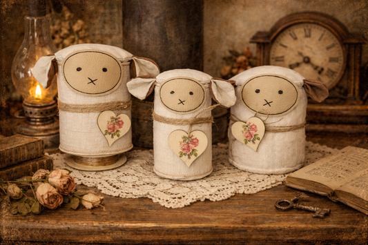 Dosenmantel Schaf Spardose Utensilo ab 13x18