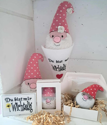 Set Spitztüte und Wichtel Gnom Du bist mir wichtelig