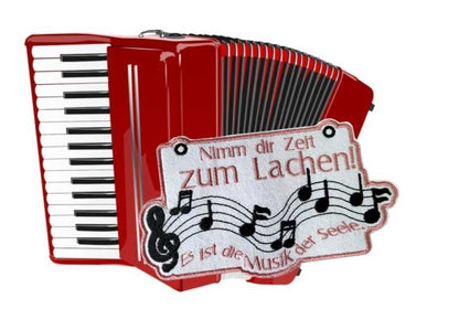 Zeit Musik Lachen Seele Schild Set 7 Größen