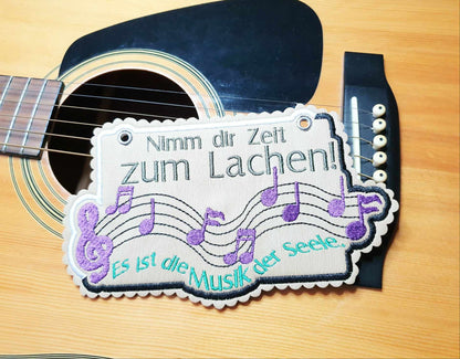 Zeit Musik Lachen Seele Schild Set 7 Größen