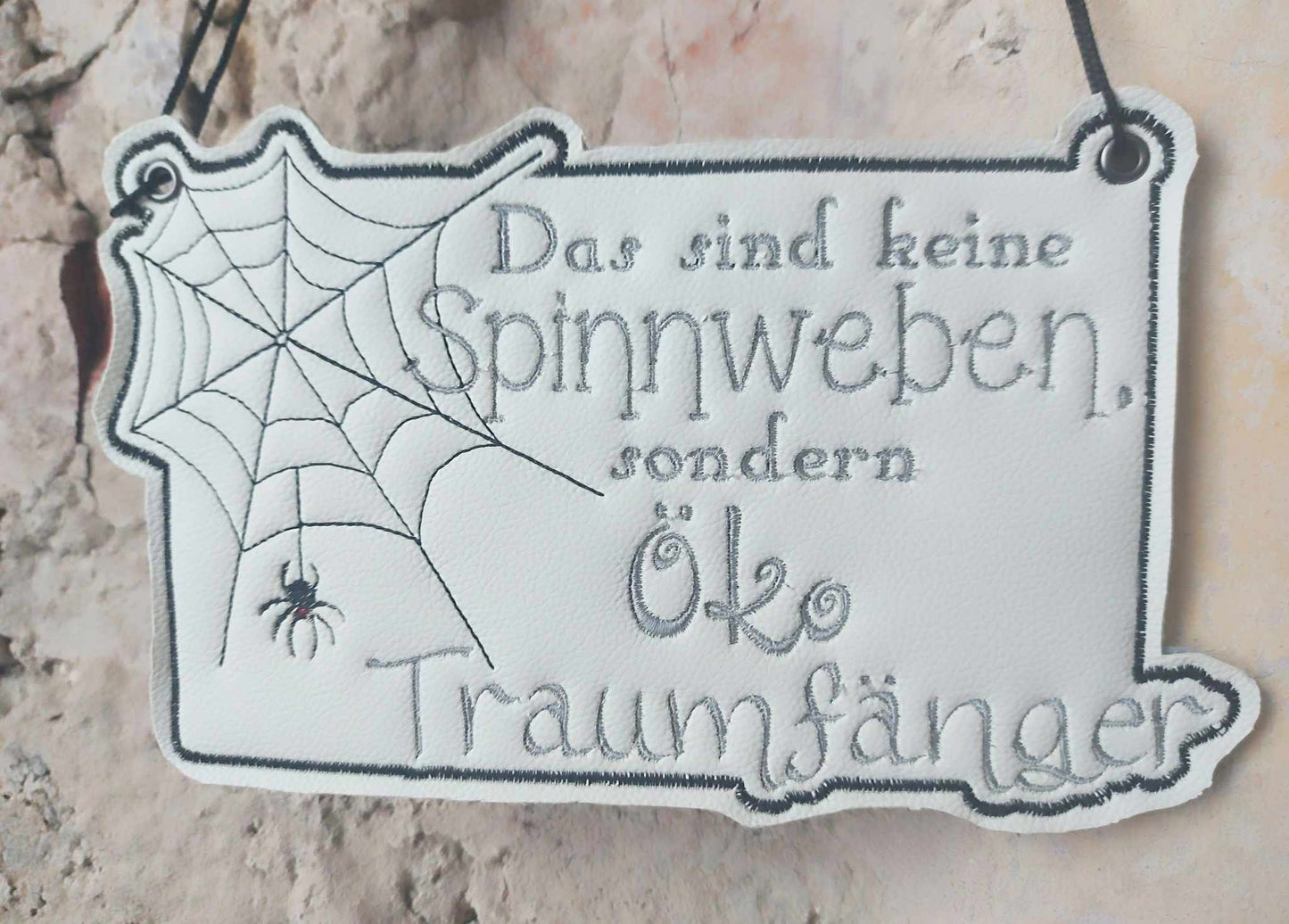 Schild Öko Traumfänger Spinnweben Set ab 13x18