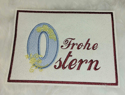 Lace Karte Frohe Ostern ITH