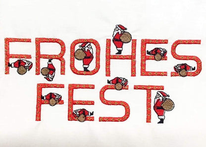Frohes Fest Schriftzug 7 Größen  Weihnachten Advent